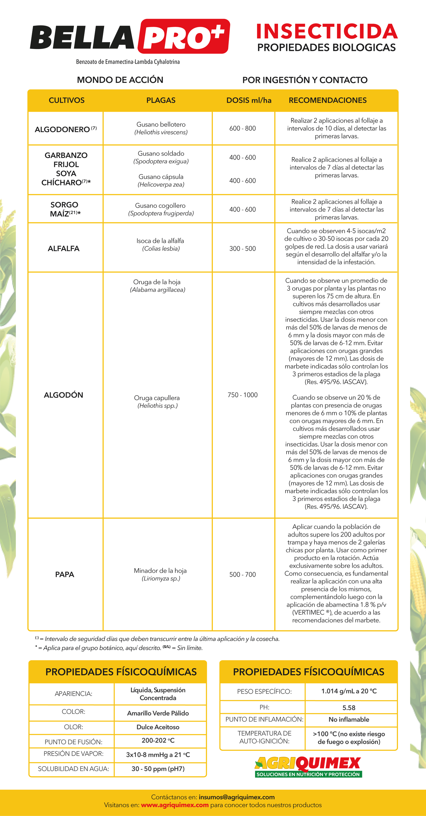 Bella PRO+ Insecticida 1L.