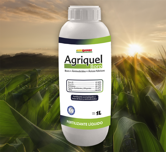 AGRIQUEL BORO, (Boro+Áminoacido+Acidos Fúlvicos) 1L.