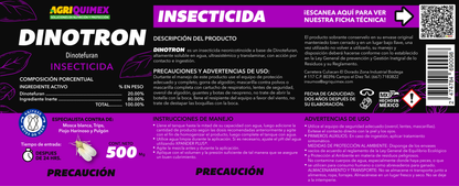 DINOTRON, Insecticida (Dinotefuran) 500 Mg.