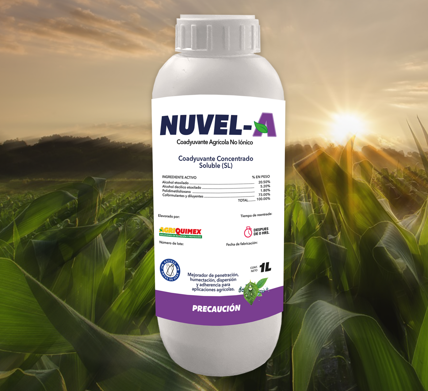 NUEVEL-A, Coadyuvante Concentrado Soluble, 1L.