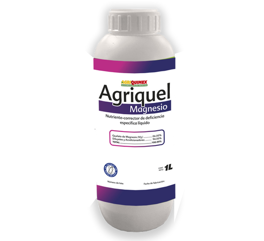 AGRIQUEL MAGNESIO, (Nutriente-Corrector de deficiencia especifica líquido) 1L.
