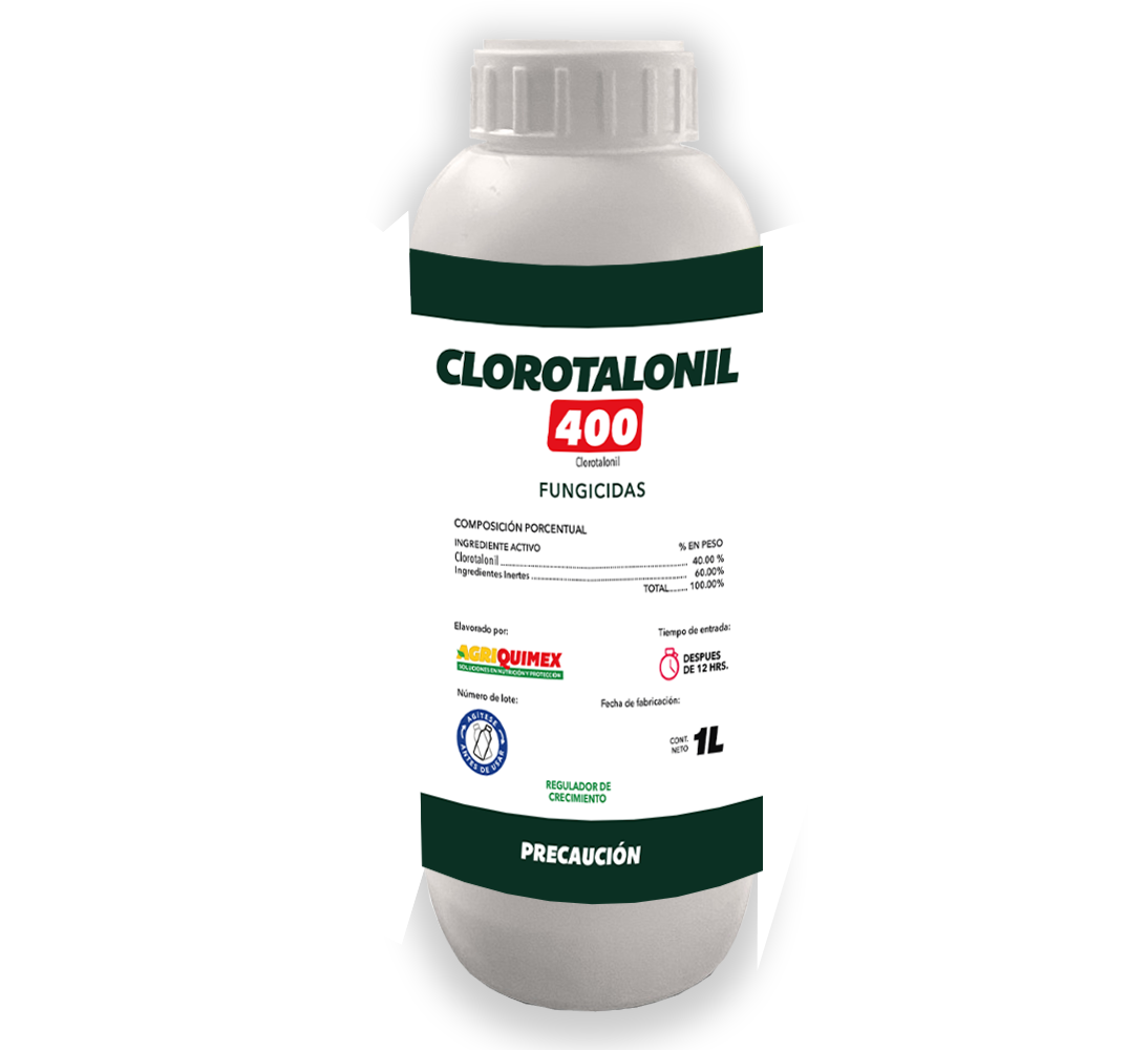 COROTALONIL 400, Fungidida (Clorotalonil) 1L.