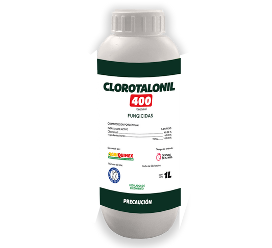 COROTALONIL 400, Fungidida (Clorotalonil) 1L.