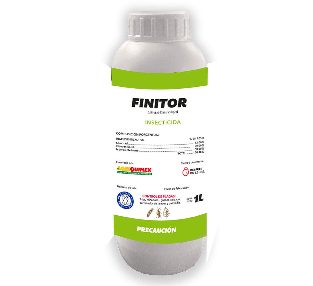 FINITOR, Insecticida (Spinosad-Ciantraniliprol) 1L.