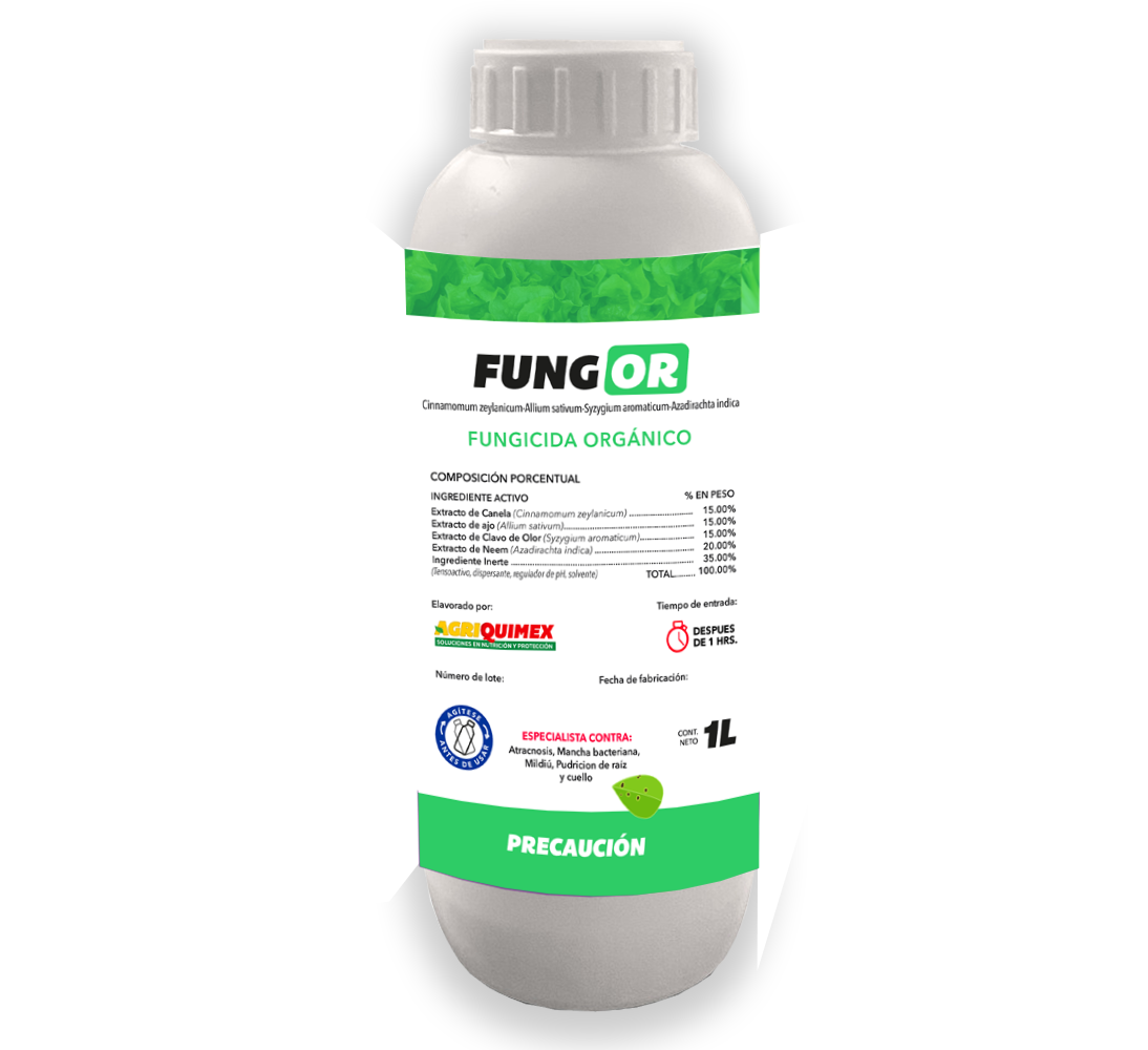 FUNG OR, Fungicida Orgánico 1L.